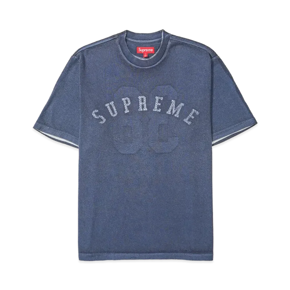 Supreme Overprint S/S Top "Navy"