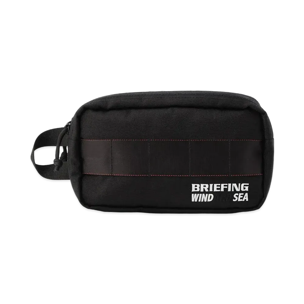WIND AND SEA x BRIEFING GOLF Double Zip Pouch Golf WDS "Black"