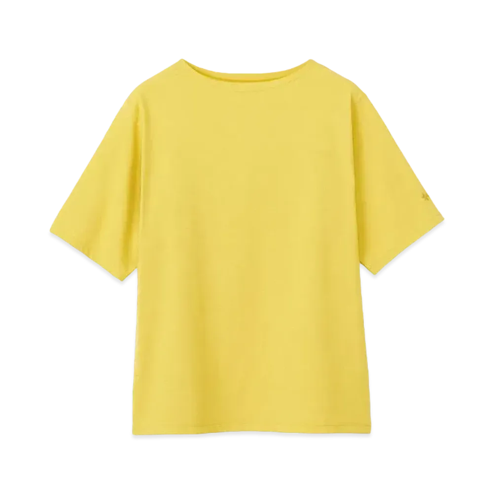 Goldwin Hard Twist Boat Neck T-shirt (Unisex) "Canary Yellow"