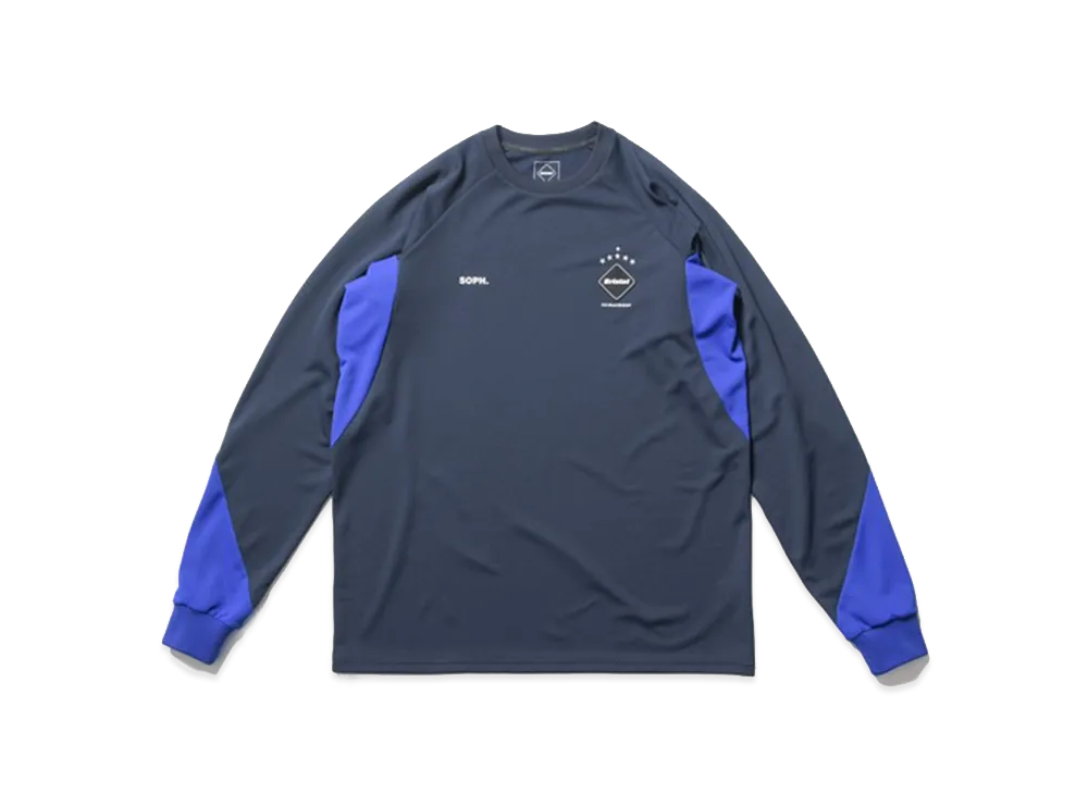 F.C.Real Bristol STREAM LINE L/S TOP "Blue"