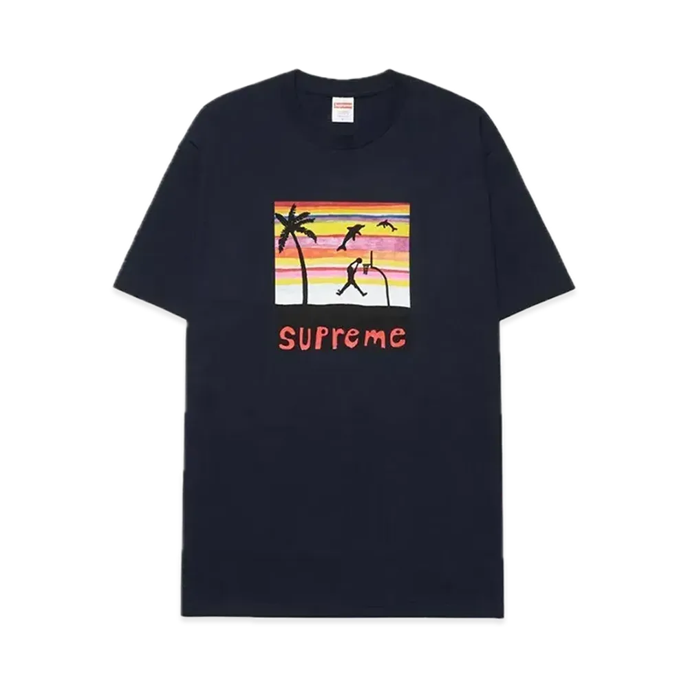 Supreme Dunk Tee "Navy"