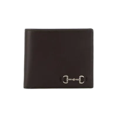 GUCCI Leather Wallet "Brown"