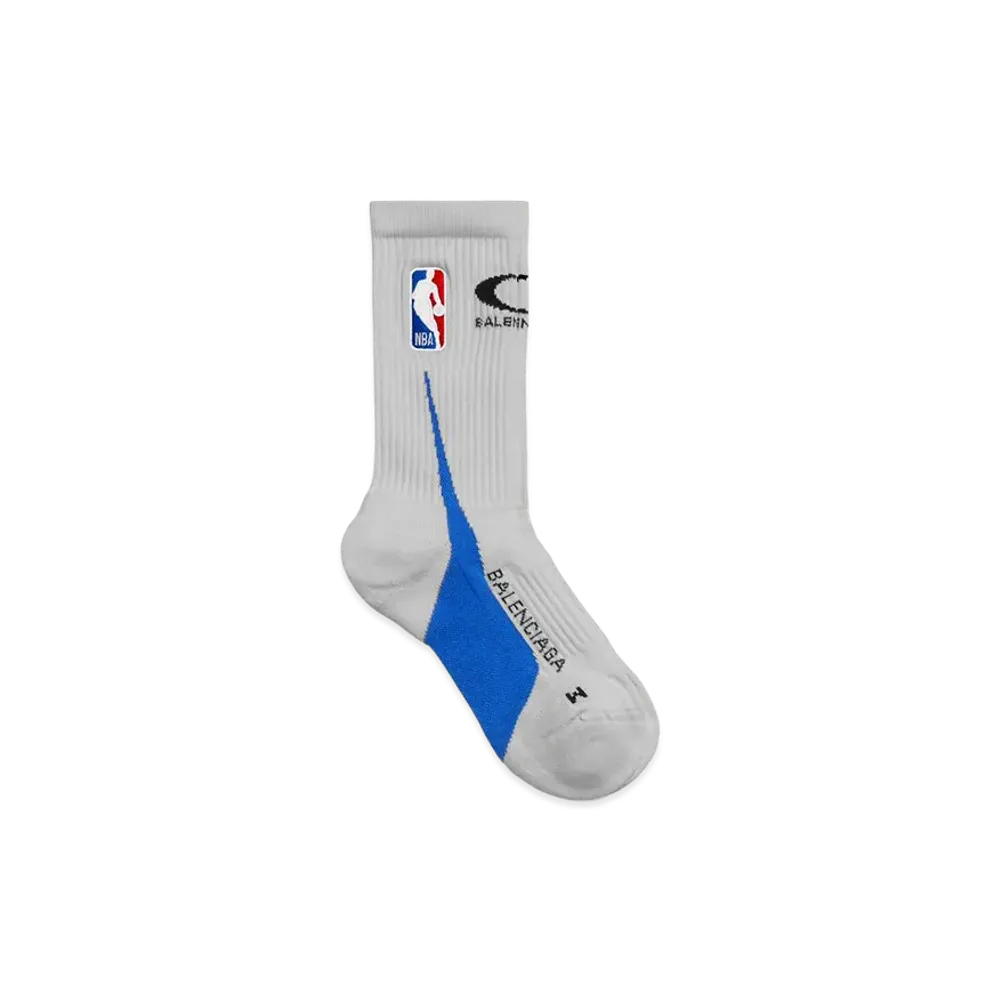 BALENCIAGA x NBA Collaboration Socks "Dirty Effect White"