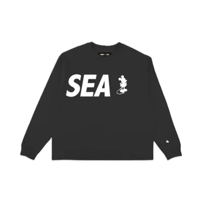 WIND AND SEA x Disney Mickey Pocket Silhouette LS Tee "Black"