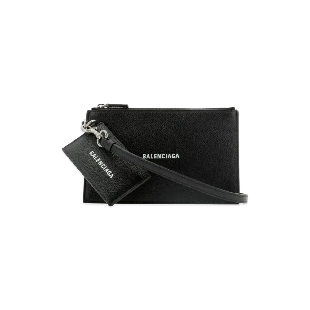 BALENCIAGA Cash Pouch With Card Holder "Black"