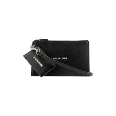 BALENCIAGA Cash Pouch With Card Holder "Black"