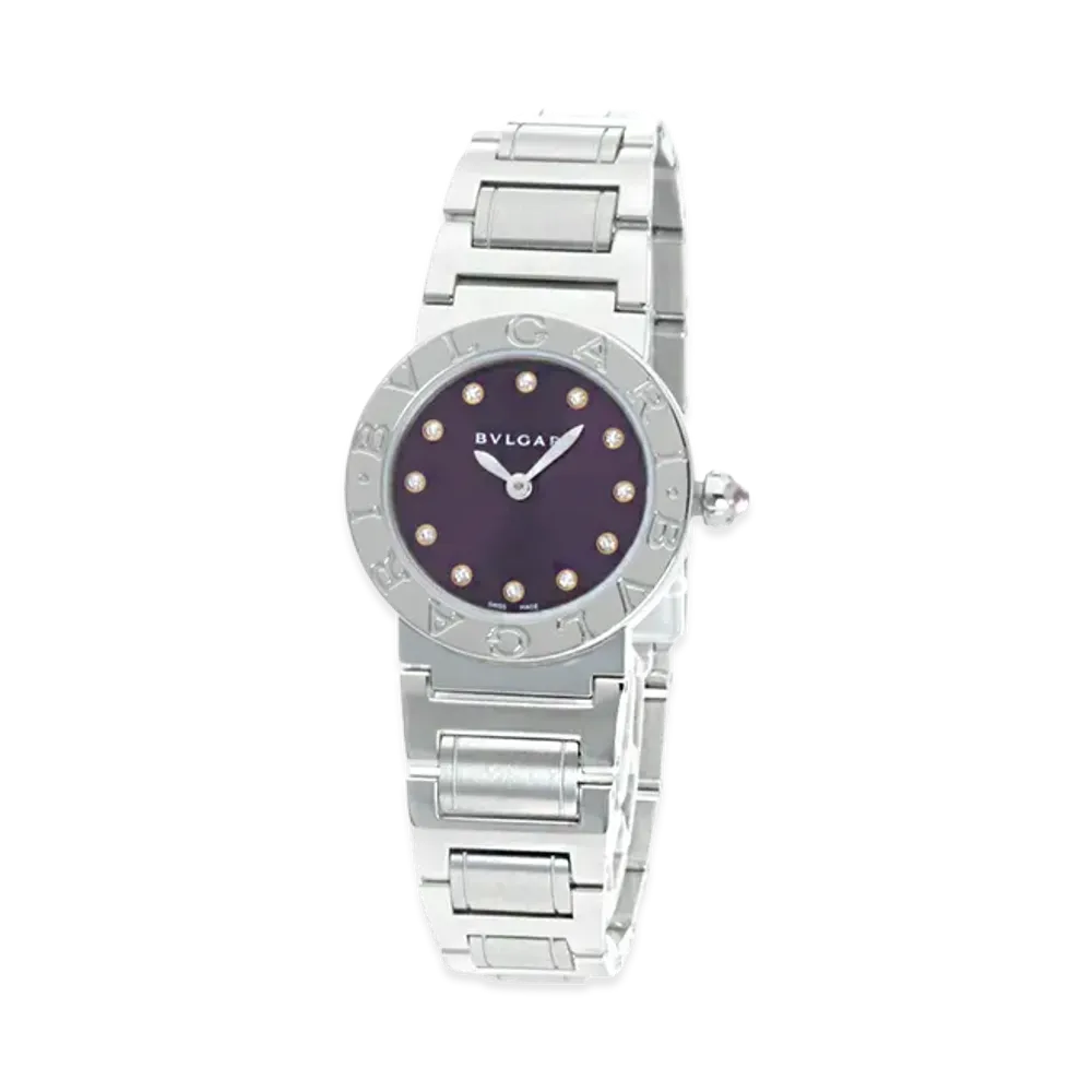BVLGARI Women's Bvlgari Bvlgari Diamond 12P "Silver/Purple"