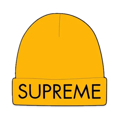 Supreme Capital Beanie "Bright Gold"