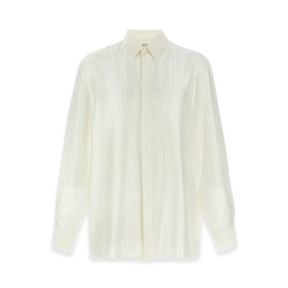 Saint Laurent Striped Shirt "White"
