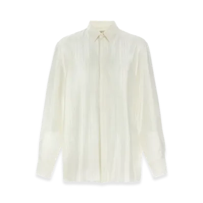 Saint Laurent Striped Shirt "White"