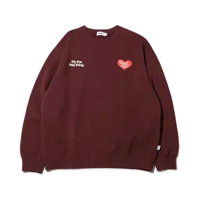 Coca-Cola x atmos Crew Neck Sweatshirts "Brown"