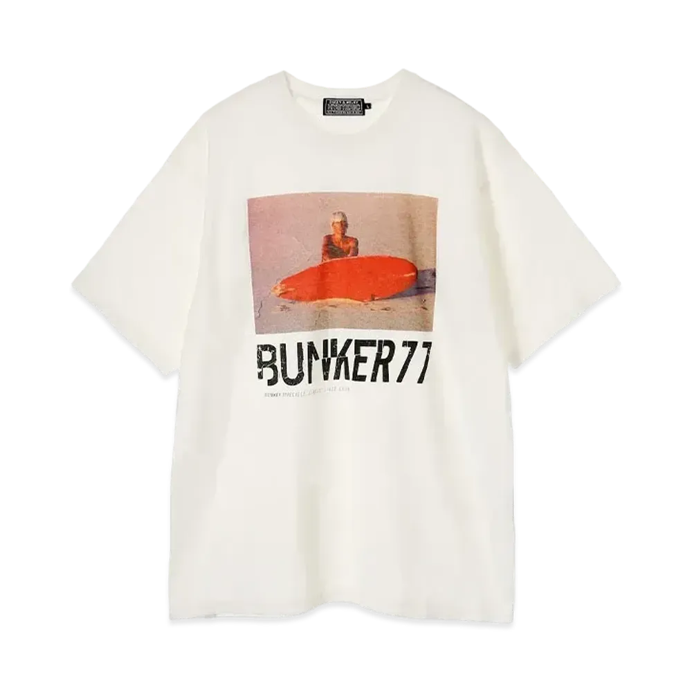 HYSTERIC GLAMOUR x BUNKER 77 Tee "White"