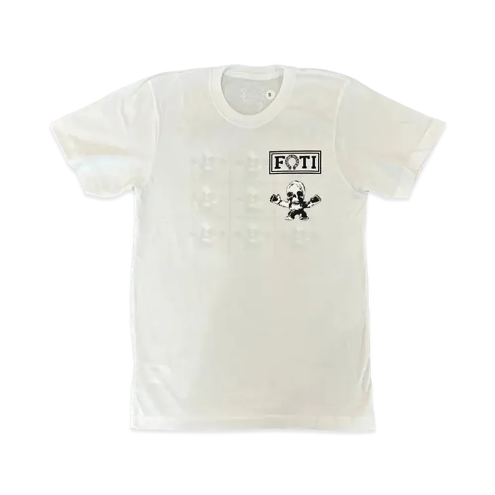Chrome Hearts Scroll Logo Foti T-Shirt "White"