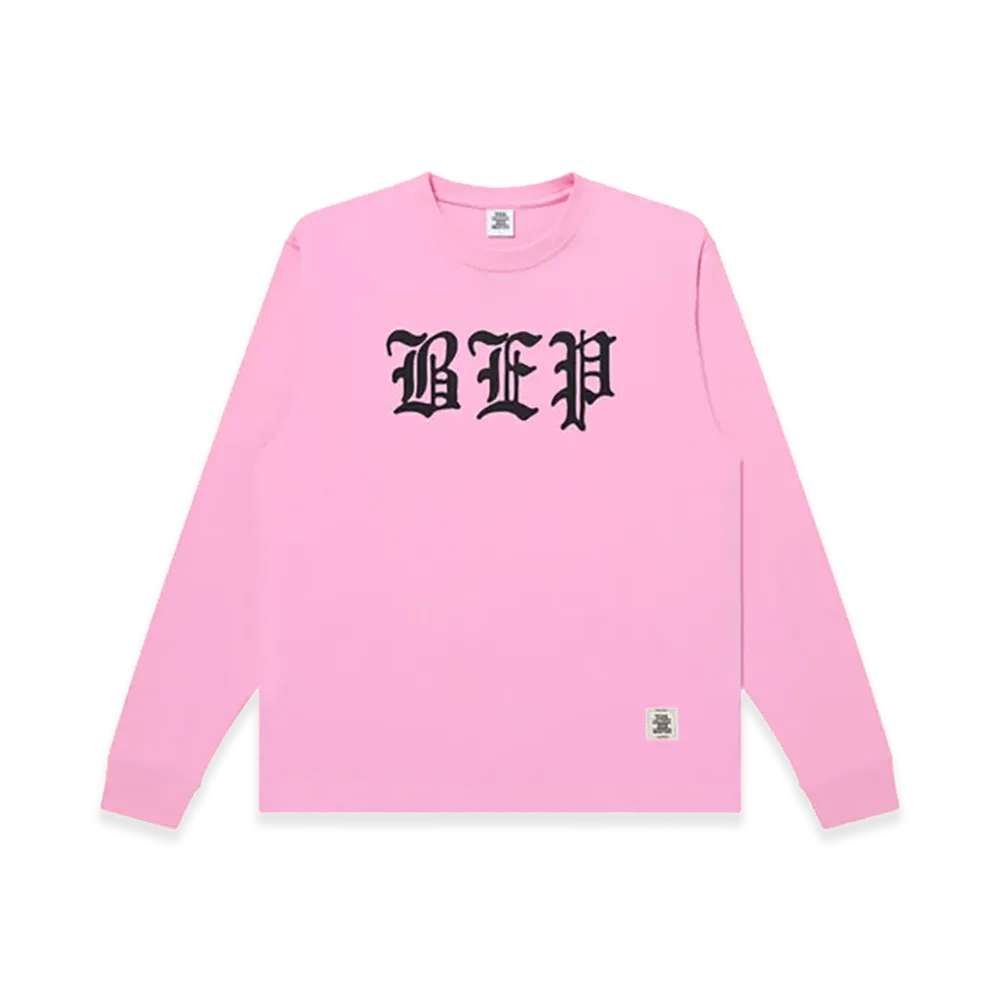 BlackEyePatch 3 Letter OE L/S Tee "Pink"