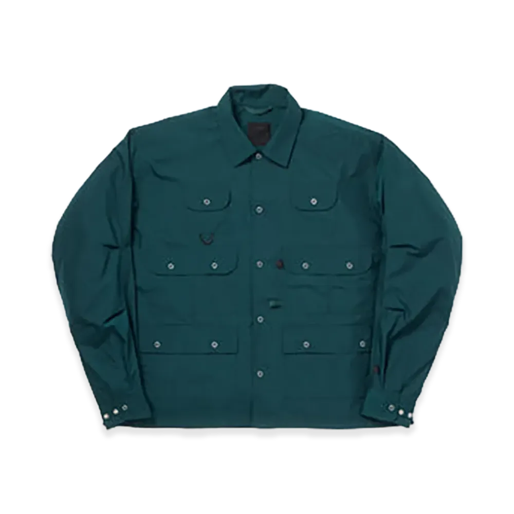 DAIWA PIER39 Tech Multi Fishing Pocket Shirt L/S Solid "Viridian"