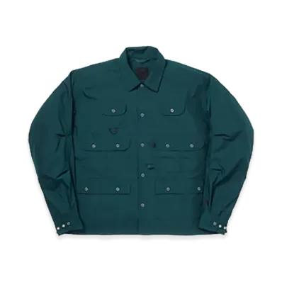 DAIWA PIER39 Tech Multi Fishing Pocket Shirt L/S Solid "Viridian"