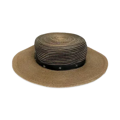 Chrome Hearts CH Plus Straw Hat "Bronze"