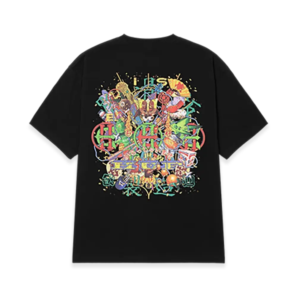 HUF x Evisen Skateboards Huf Allstar Tee "Black"