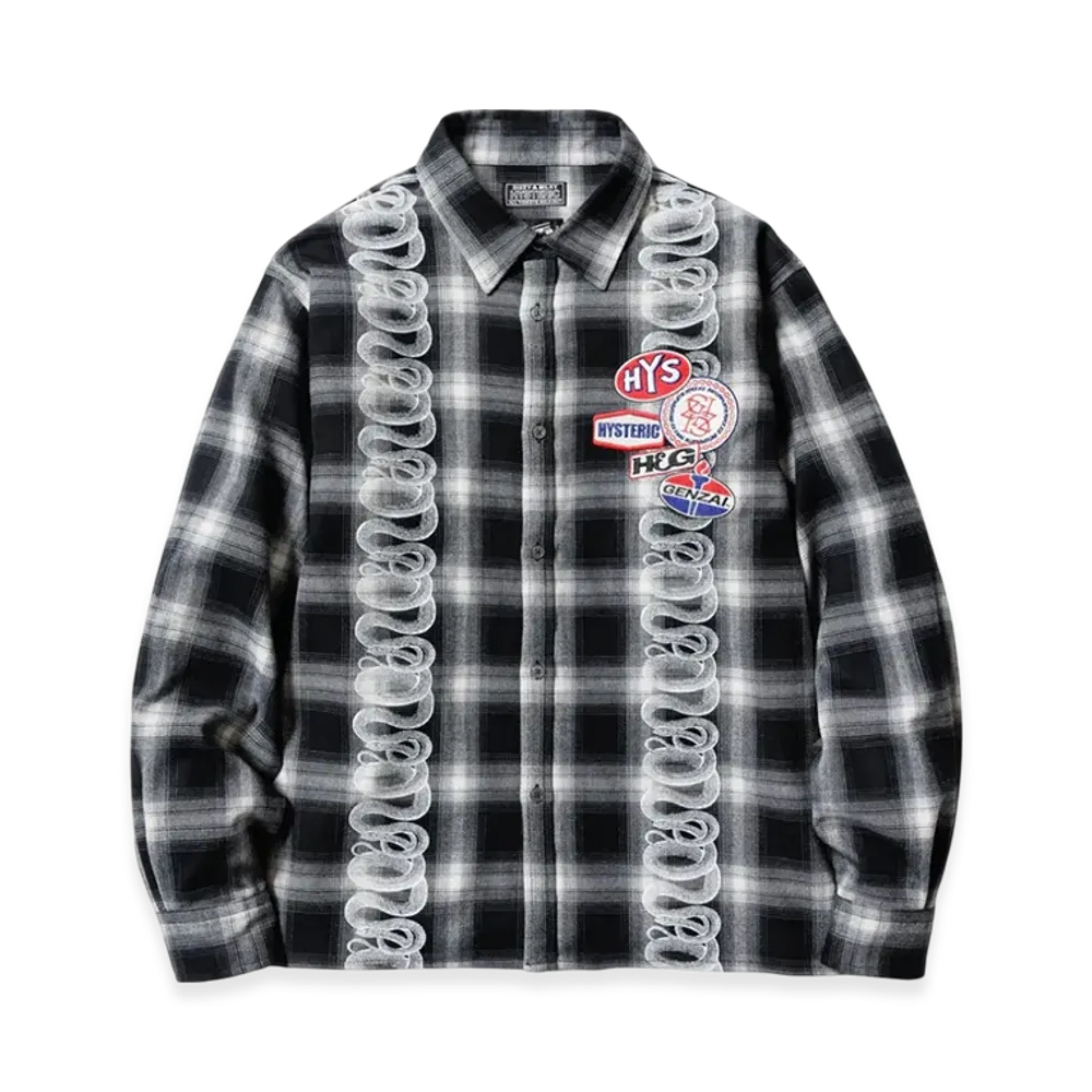 HYSTERIC GLAMOUR x Genzai Snake Shirt "Black"