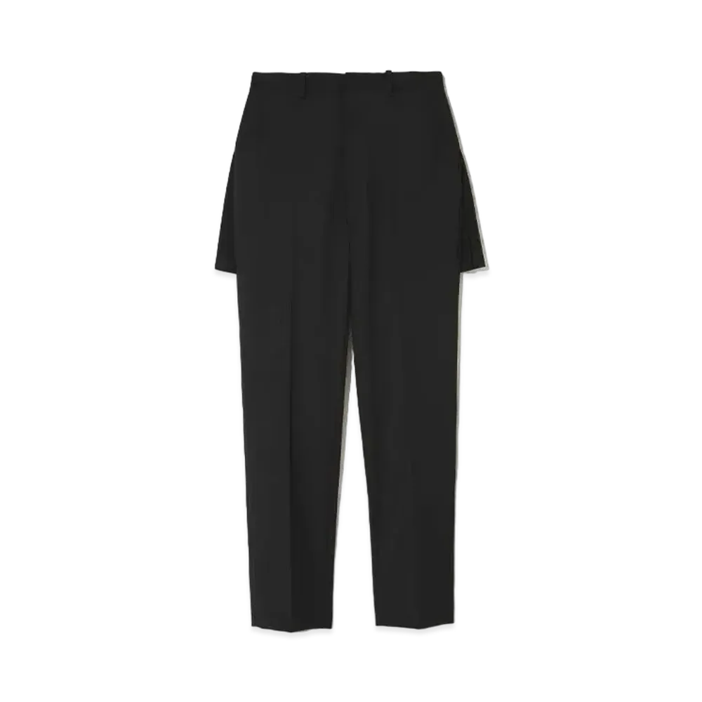 UNDERCOVER Polyester x Rayon Trousers "Black"