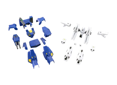 BANDAI "MASTER GRADE" MG 1/100 Gundam F90 Mission Pack J-Type & Q-Type