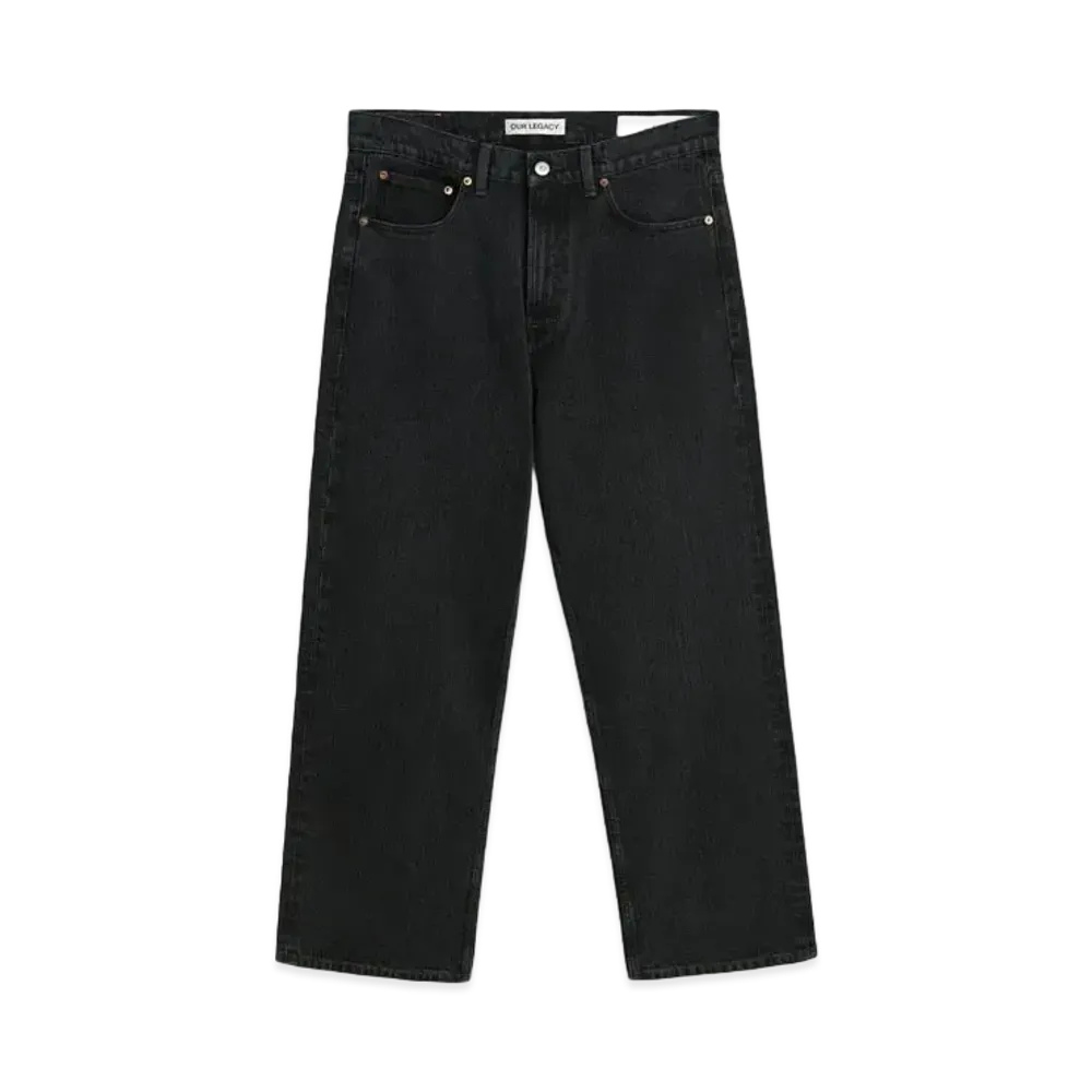 OUR LEGACY Third Cut Chain Twill "Real Black"