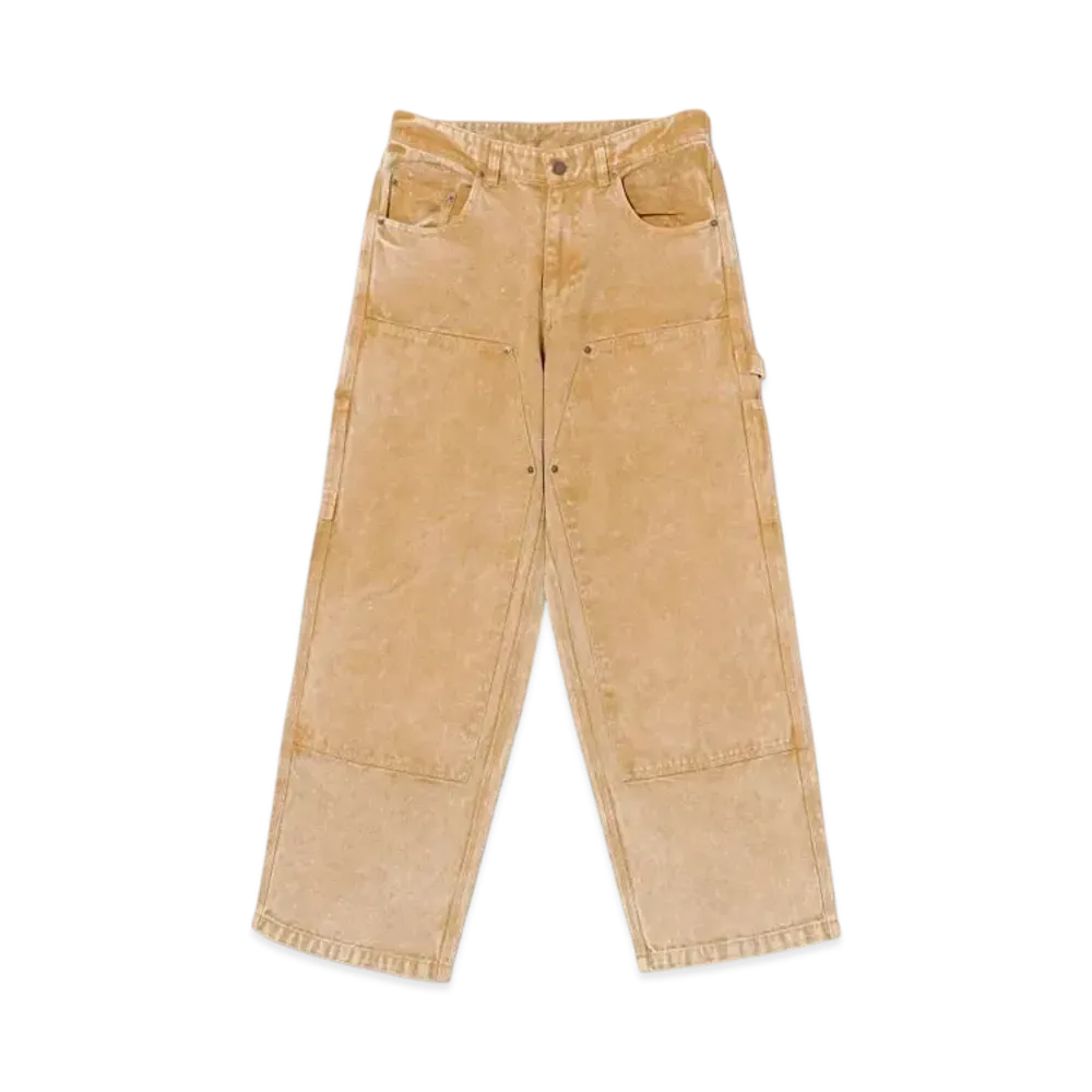 BEAMS FUTURE ARCHIVE Boro Double Knee Work Pant "Beige"