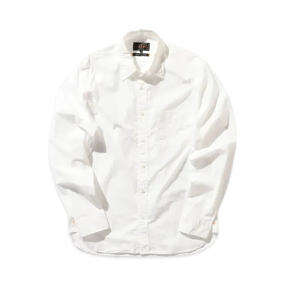 BEAMS Reg Collar Peruvian Pima "White"