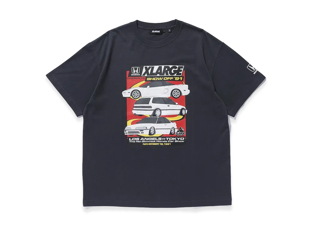 XLARGE x Honda Showoff S/S Tee "Charcoal"