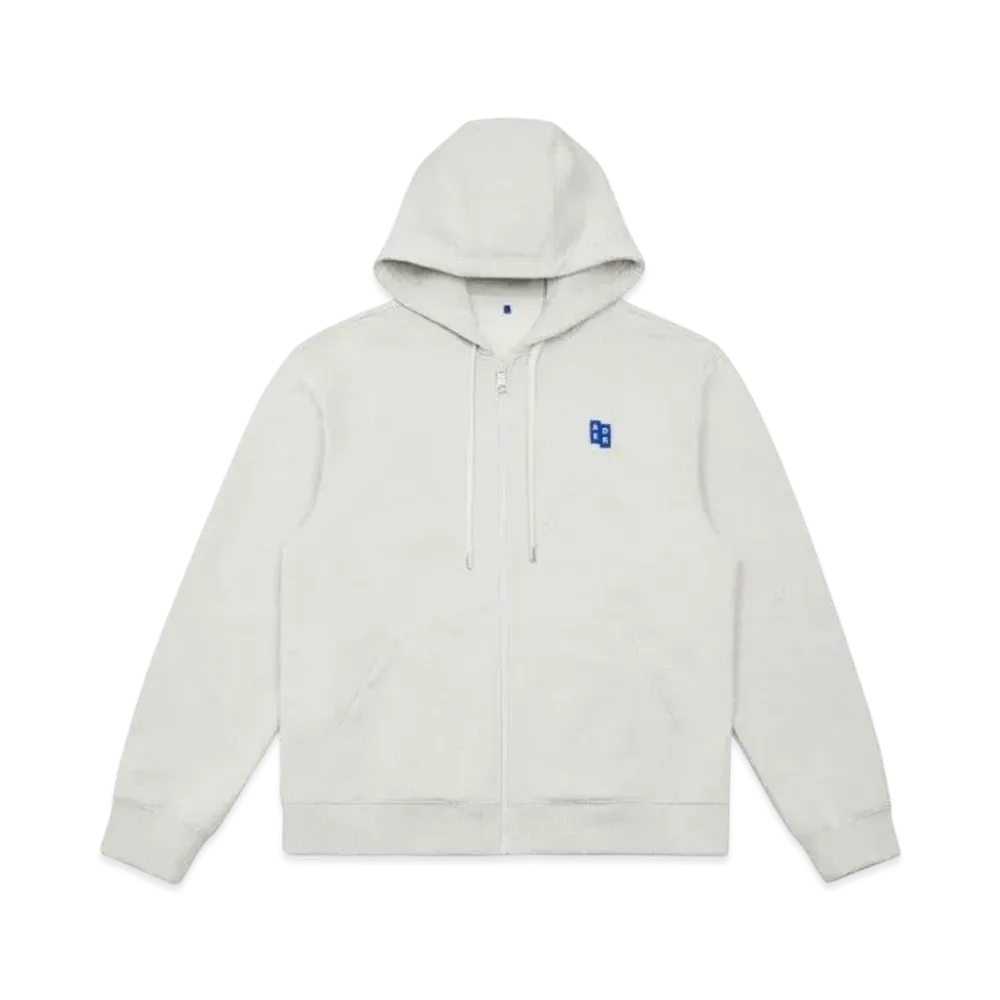 ADERERROR Tag Hoodie Zip-Up 01 "Off White"