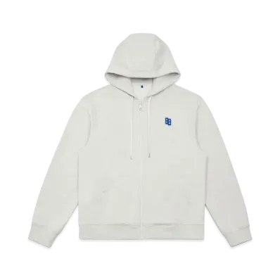 ADERERROR Tag Hoodie Zip-Up 01 "Off White"