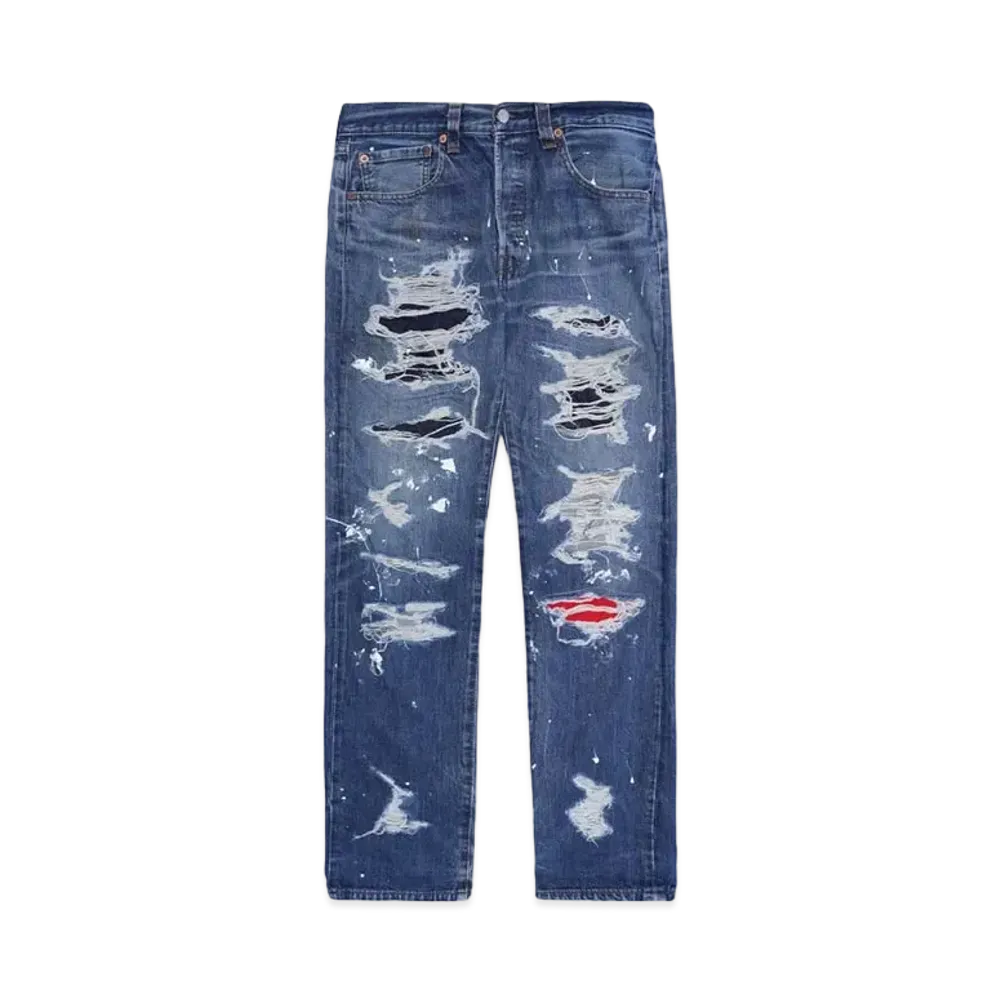 HYPE DROP x INNOCENCE NYC EXCLUSIVE DESTROY DENIM PANTS 32inch "Indigo"