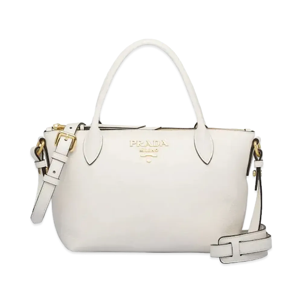PRADA Leather Handbag "White"