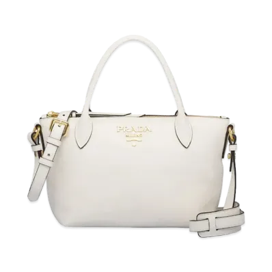 PRADA Leather Handbag "White"