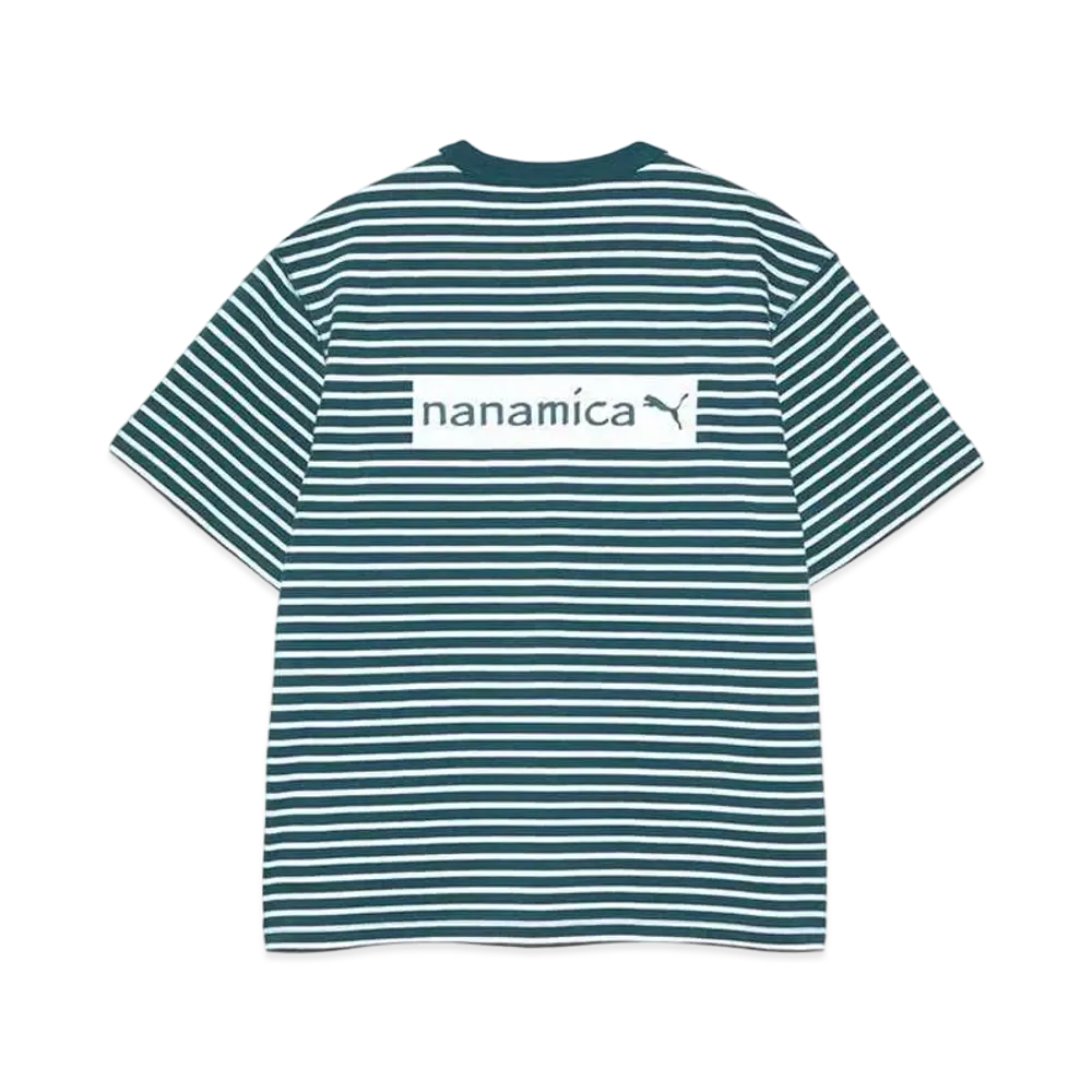 nanamica x PUMA PM-Striped Tee "Varsity Green"