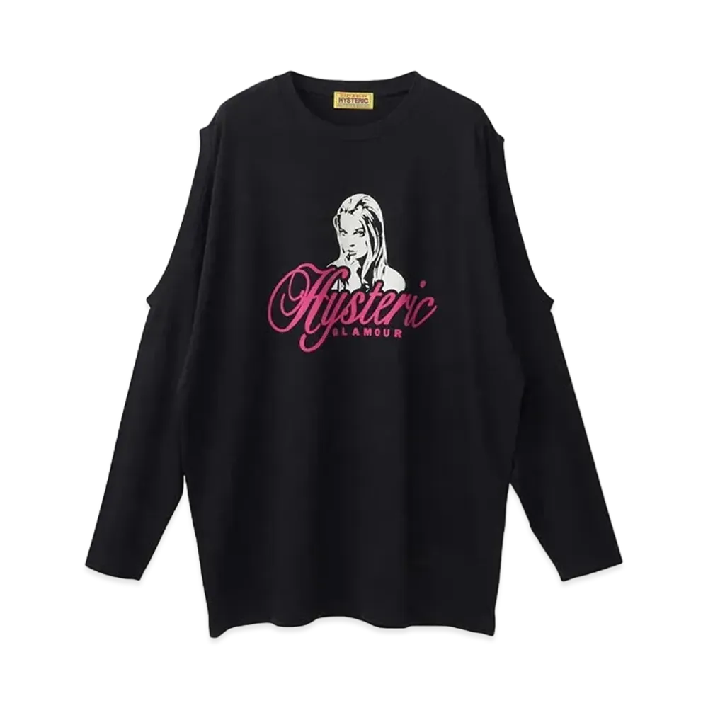HYSTERIC GLAMOUR Naughty Girl Oversized T-Shirt "Black"