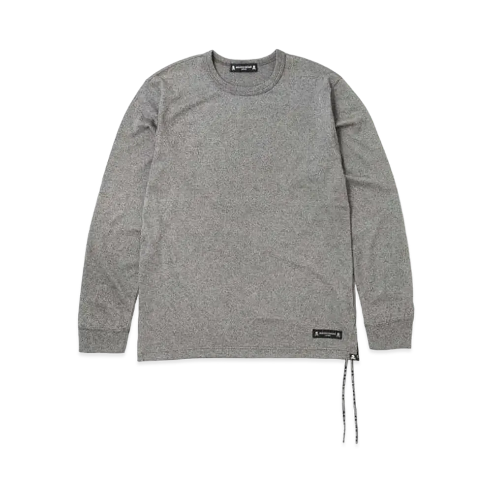 mastermind JAPAN Circle Logo LS Tee "Top Gray"