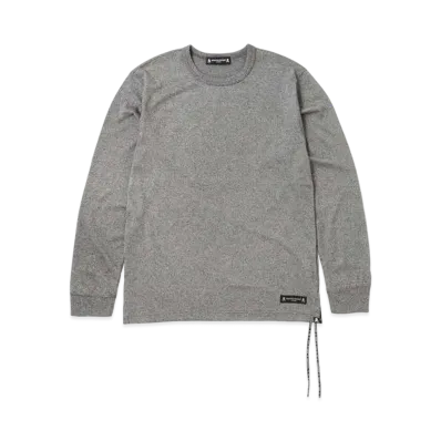 mastermind JAPAN Circle Logo LS Tee "Top Gray"