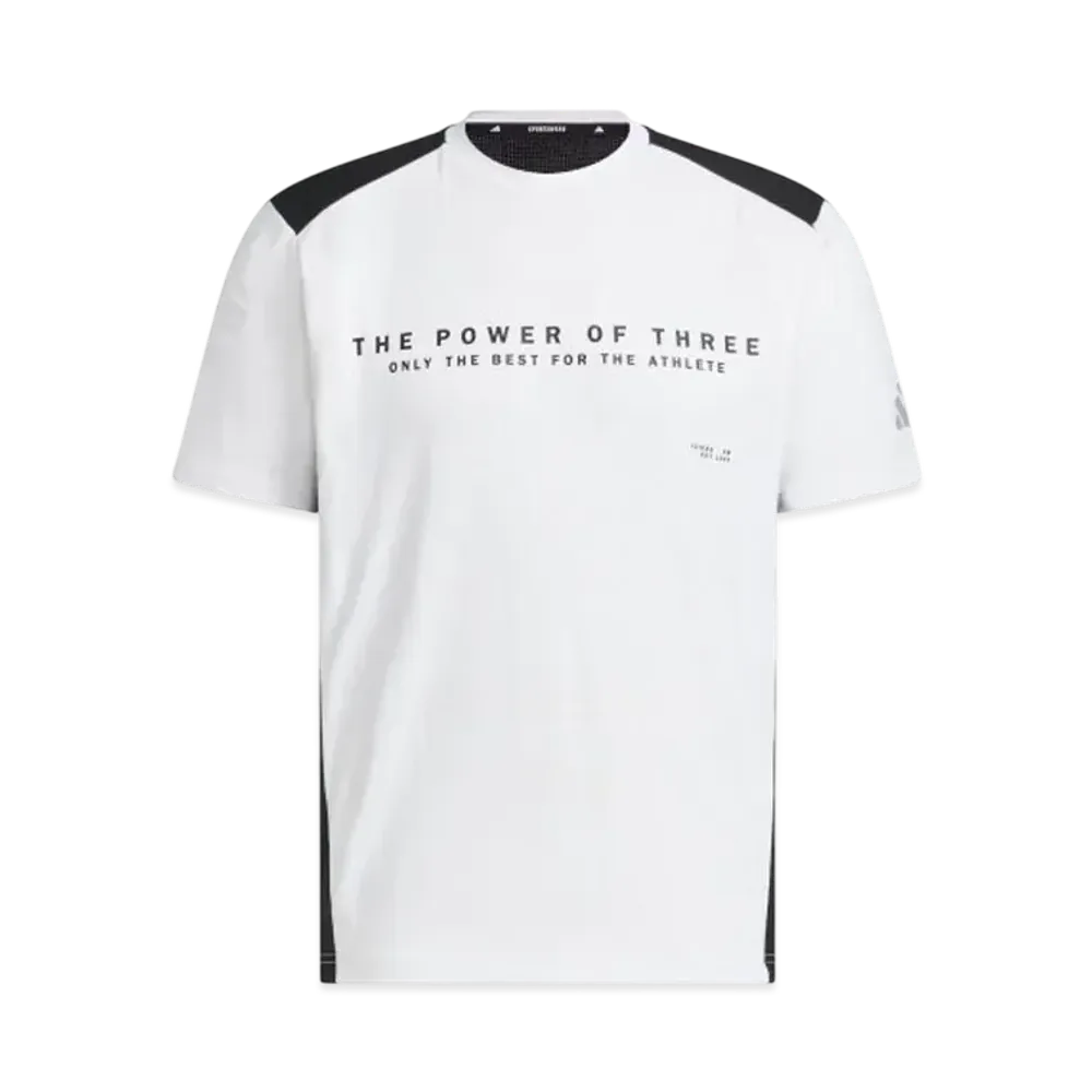 adidas Adaptation Double Knit Short Sleeve T-Shirt "White"