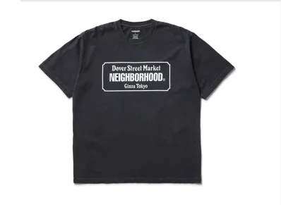 NEIGHBORHOOD x Dover Street Market Ginza Tee "Charcoal"