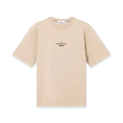 Stone Island 2100023 Organic Cotton Jersey "Desert Brown"