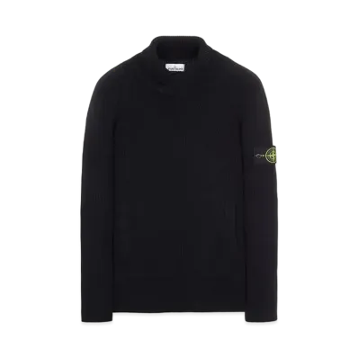 Stone Island 551A7 COMFORT WOOL-COTTON "Black"