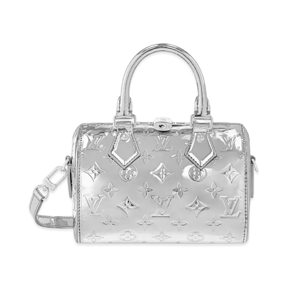 Louis Vuitton Speedy Bandouliere 20 Monogram Miroir "Silver"