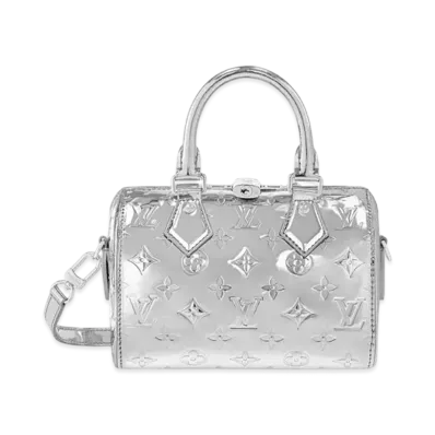 Louis Vuitton Speedy Bandouliere 20 Monogram Miroir "Silver"