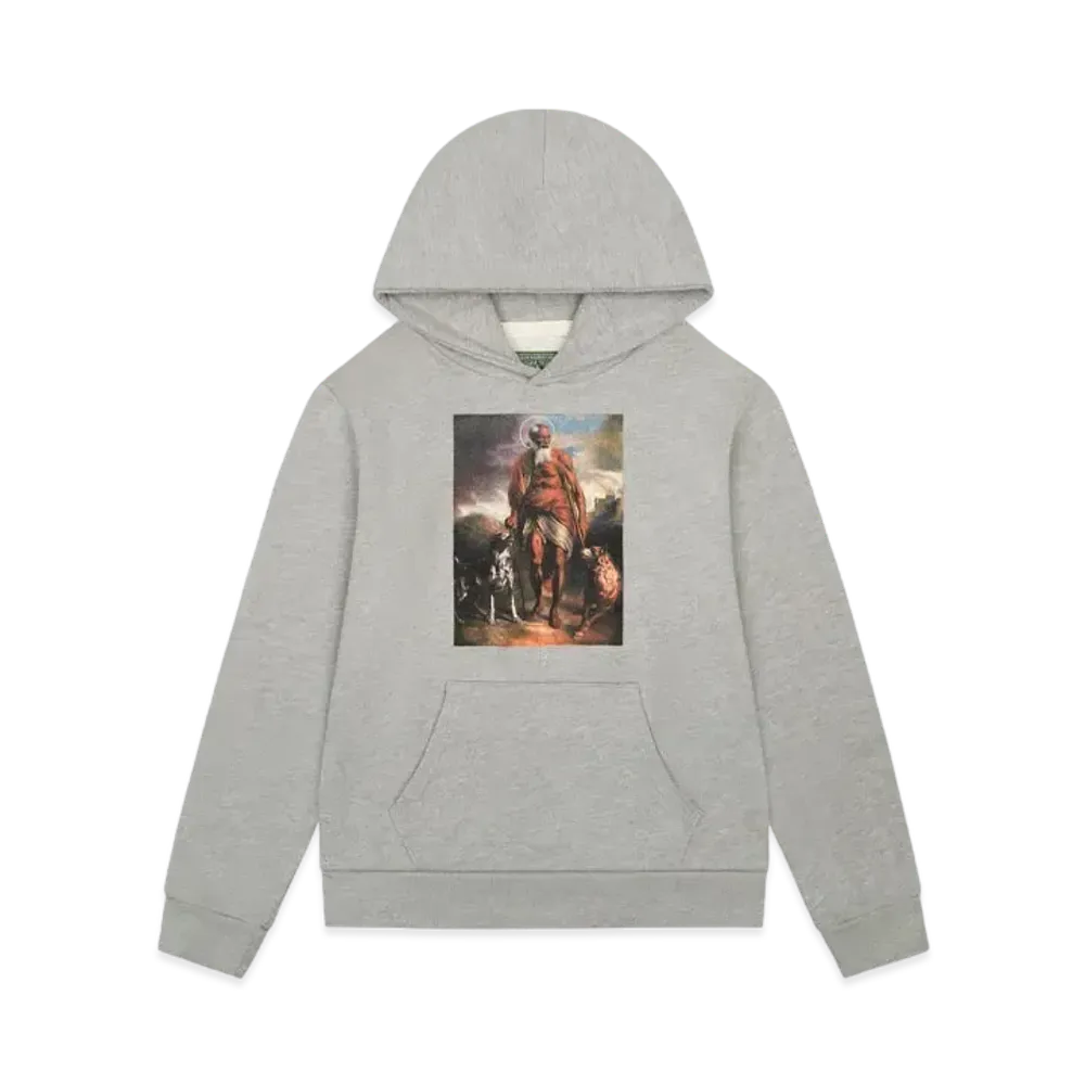 DENIM TEARS Black Lazarus Hoodie "Grey"