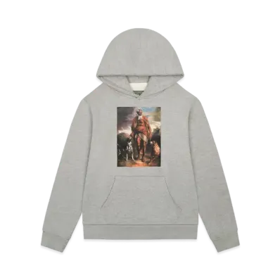 DENIM TEARS Black Lazarus Hoodie "Grey"