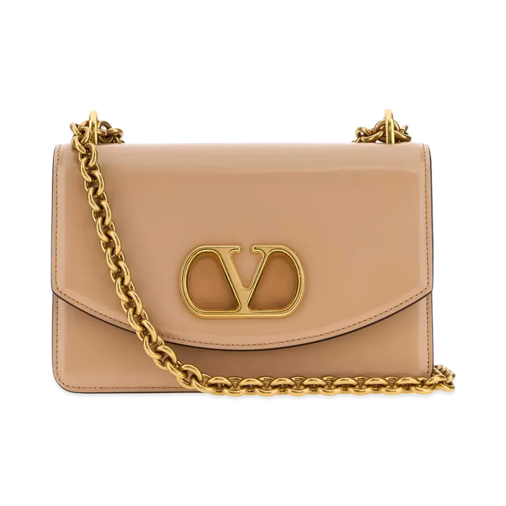 Valentino Women's Leather Small Vain Shoulder Bag "Skin Pink"