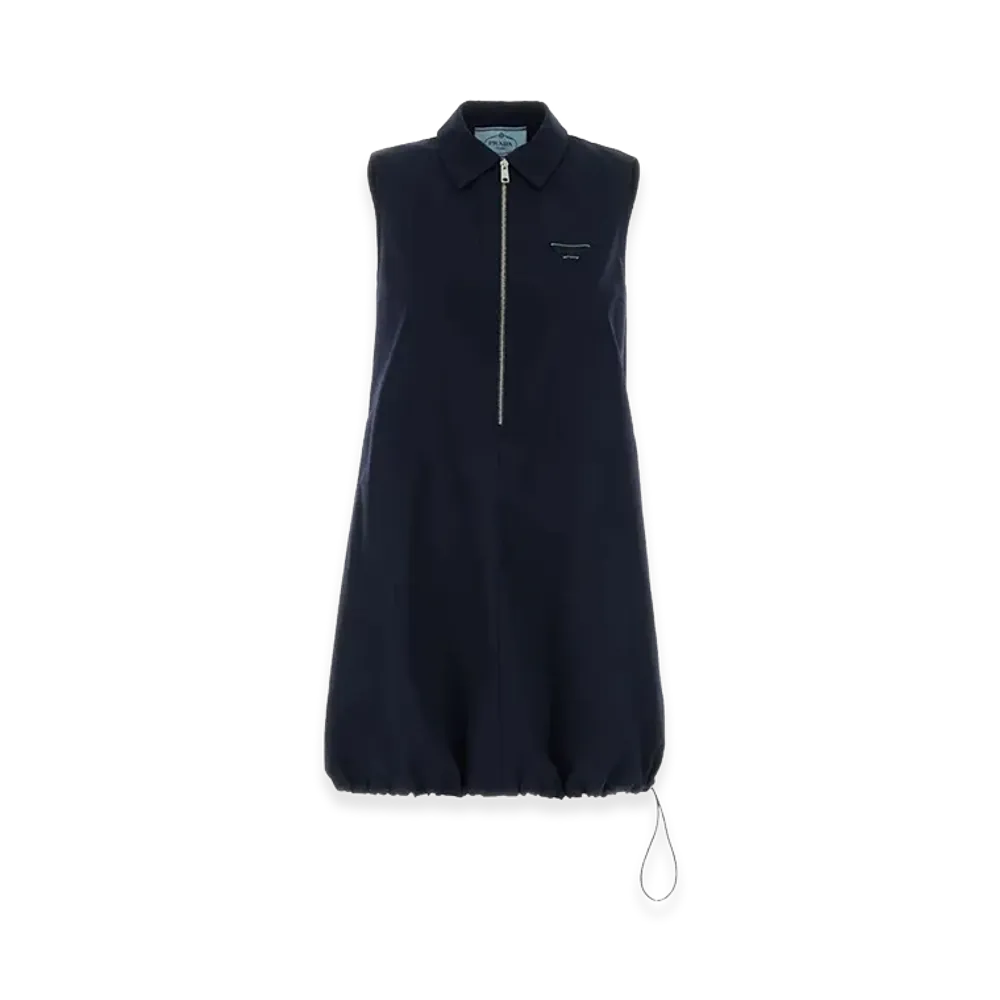 PRADA Women's Chemisier Dress "Blue"