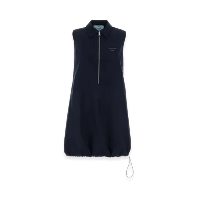 PRADA Women's Chemisier Dress "Blue"