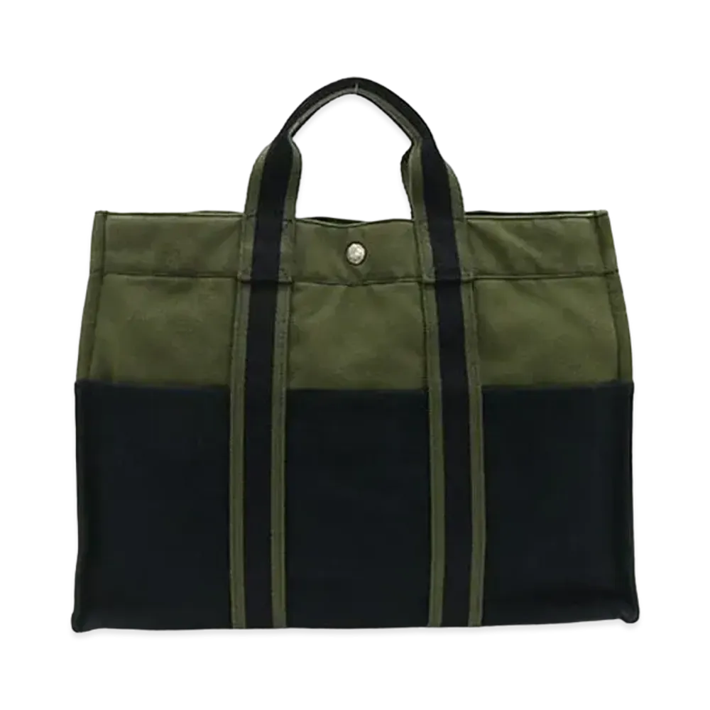 Hermes Fourre-tout MM "Navy/Khaki"